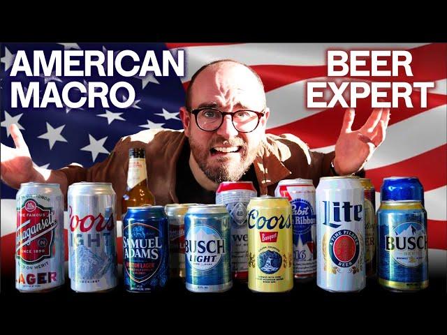 British beer expert blind tastes American macro lager | The Craft Beer Channel