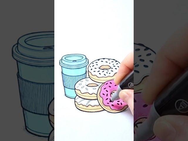 Coloring Time-Lapse //  Satisfying video