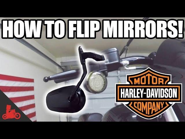 How To Flip Mirrors on Harley Dyna