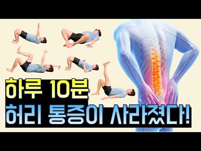 [허리 특집] 허리디스크, 척추협착증 등 허리가 아프다면 이 운동을 10분만 따라 하세요!