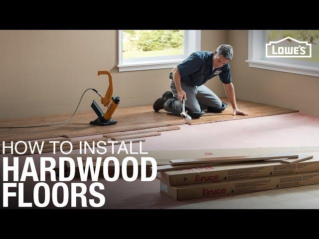 Learn How to Install Hardwood Floors | DIY Projects