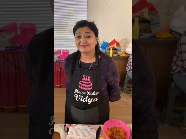 Live Class | Vidya Kitchen Yummy Cakes | Best Online Cake Classes