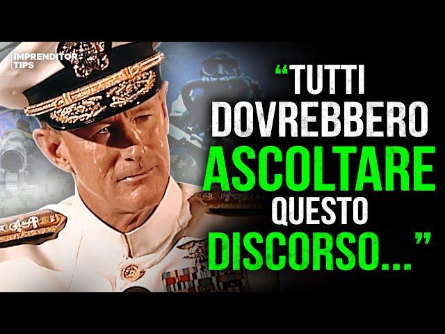 Il Discorso che tutti dovrebbero ascoltare almeno una volta nella vita.