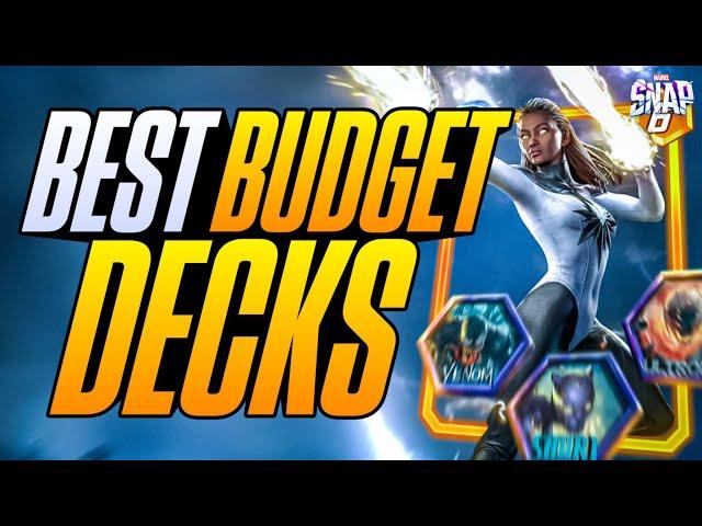 BEST BUDGET DECKS in Marvel Snap 2024 (w/ Gameplay)!