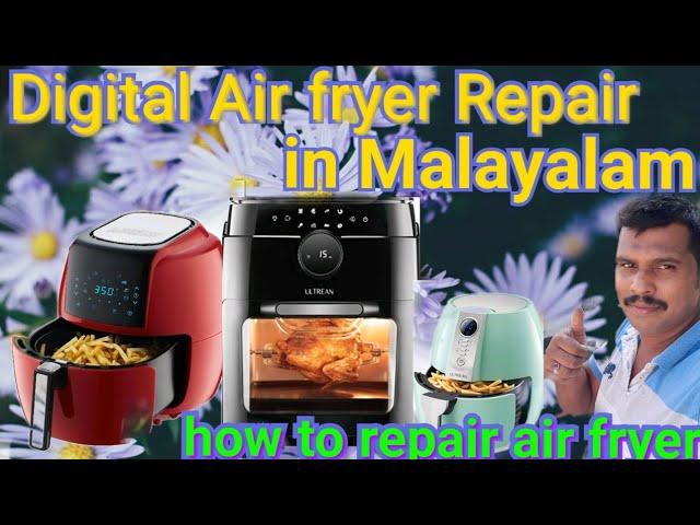 Air Fryer fixed in 5 minutes by repairing switch malayalam  to repair air fryer malayalam