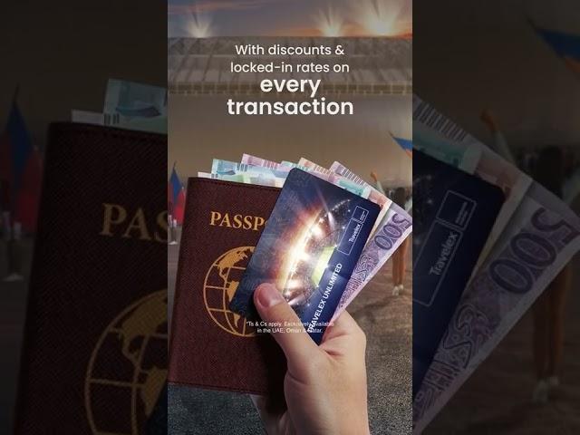 Exclusively available in the UAE, Qatar and Oman TRAVELEX UNLIMITED