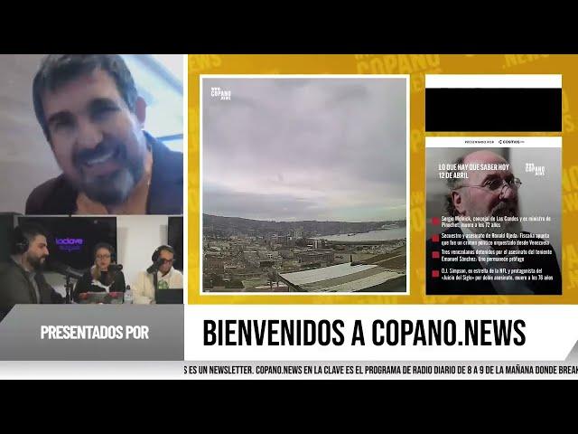 Darío Quiroga en "Copano News" / Viernes 12 abril