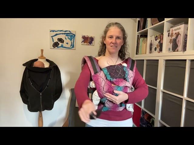 How to use the Isara “The Quick- Full Buckle” Baby Carrier, with Crossed Straps