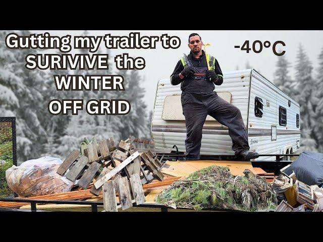 OFF GRID WINTER PREP Ep 1 - Will we be able to SURVIVE WINTER OFF GRID in the Canadian Wilderness?