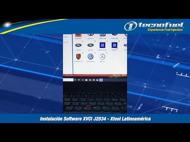 Instalación de XVCI J2534 de Xtool