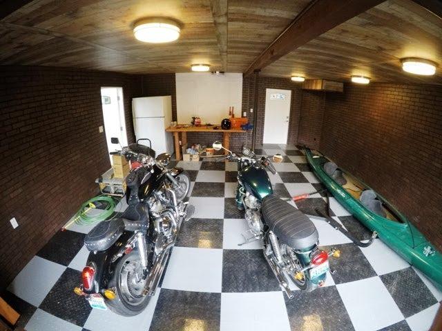 Garage Floor Interlocking Tile Installation. Step by step. DIY. Shot with GoPro.