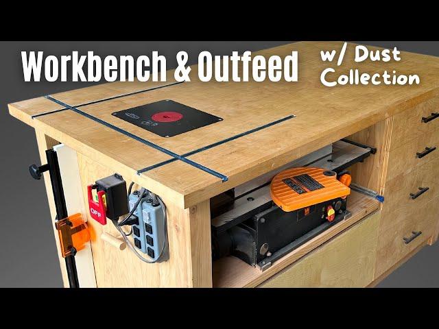 Small Woodshop Ultimate Workbench Design Tour