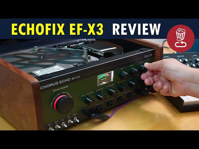 Review: ECHOFIX EF-X3 // Here's what real tape echoes sound like in stereo (and it can do quad too!)