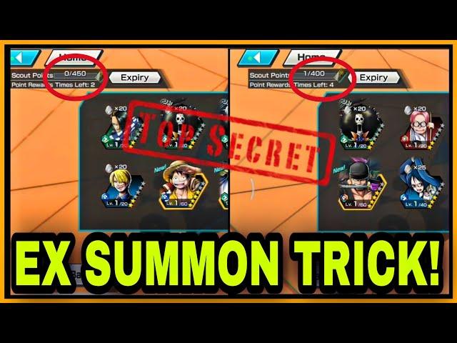 Trick To Get Ex In First Summon | One Piece Bounty Rush Opbr
