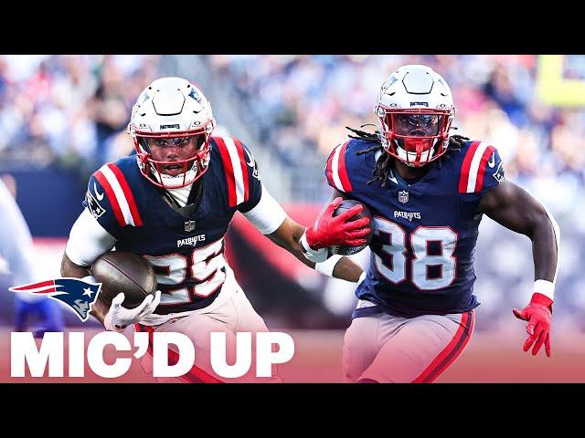 MIC'D UP: Rhamondre Stevenson & Marcus Jones | New England Patriots vs. Rams NFL Week 11