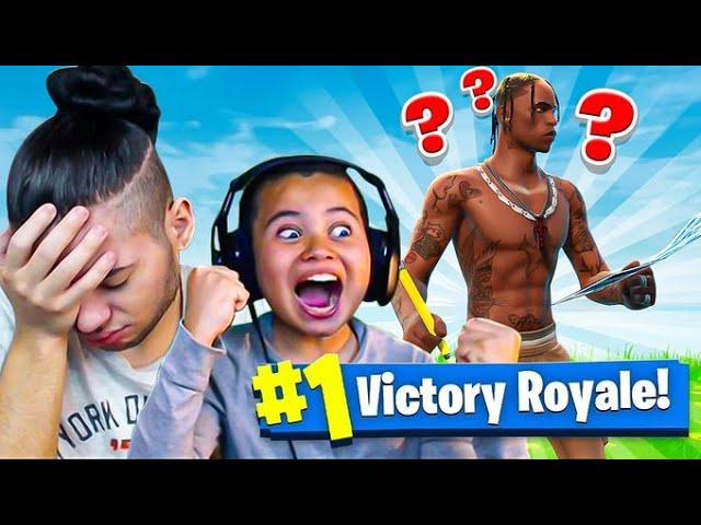 LITTLE BROTHER IS THE BEST NO BUILD PLAYER IN THE WORLD! OG SEASON FORTNITE!