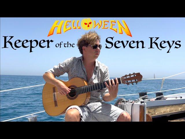 Helloween - Keeper Of The Seven Keys | Acoustic Classical Guitar Cover by Thomas Zwijsen