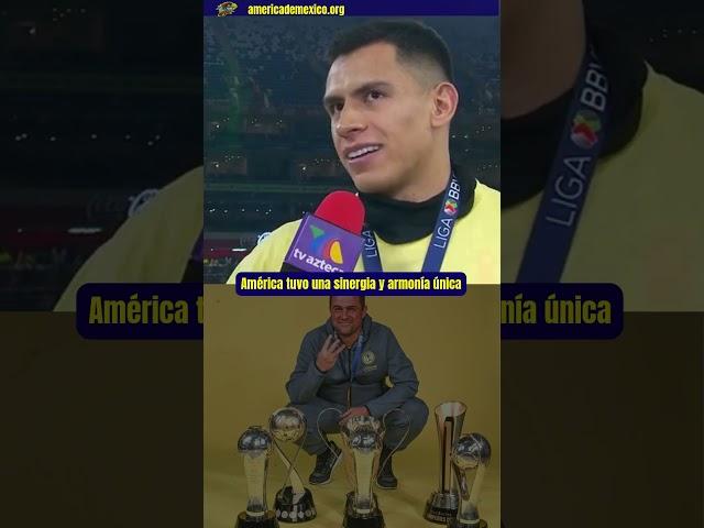 Luis Malagon: Jardine está enfermo de fútbol, por él tenemos el tricampeonato. #americatricampeon