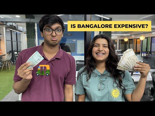 How much do we spend every month in Bangalore?