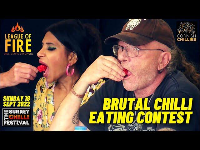  CHILI EATING CONTEST - feat. UK CHILLI QUEEN - Surrey Chilli Festival - Sun 18 Sep 2022