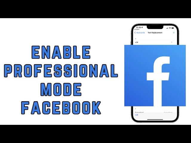 How to enable Professional mode in Facebook (2025)