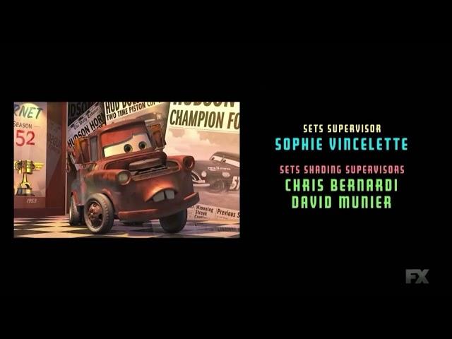 Cars (2006) end credits (FX Version) 12/25/22