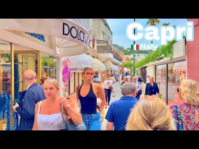 Capri, Italy  - Summer 2024 - 4K 60fps HDR Walking Tour