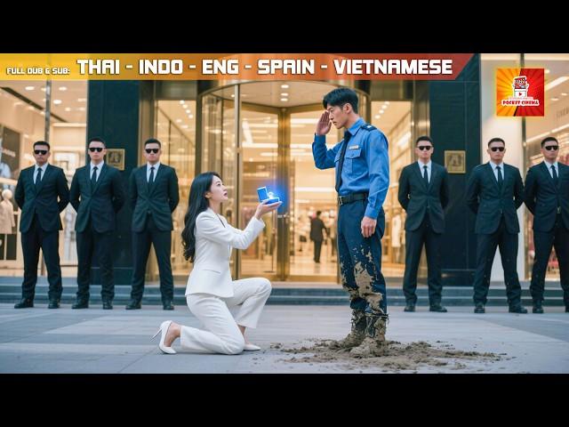 Female CEO drops dignity, kneels to propose to a security guard, unaware he's a war god.