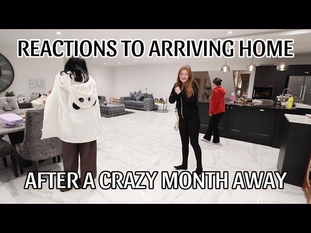 REACTIONS TO ARRIVING HOME AT THE BRICK HOUSE AFTER A CRAZY MONTH IN DUBAI & PARIS!