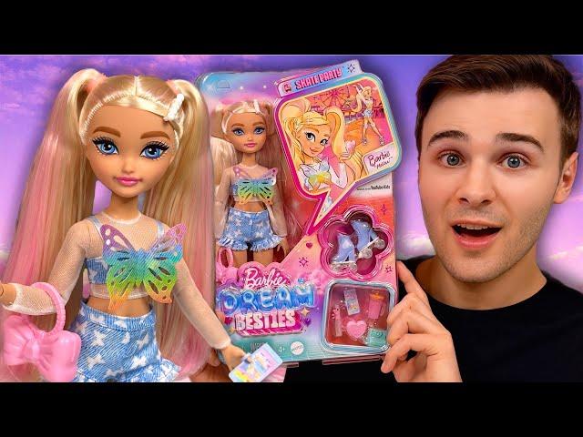 New Barbie Dream Besties Skate Party Malibu! Unboxing & Hair Spa!