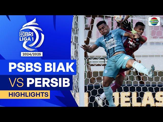 PSBS Biak VS Persib Bandung - Highlights | BRI Liga 1 2024/25