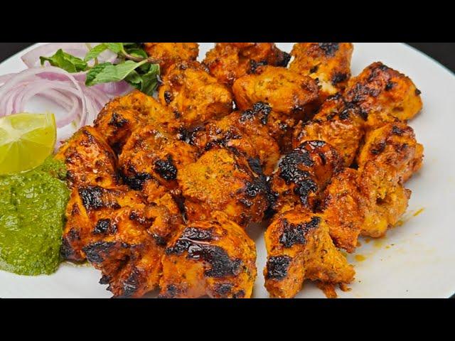 Tandoori Chicken Tikka | Restaurant Style Chicken Tikka | जूसी चिकन टिक्का