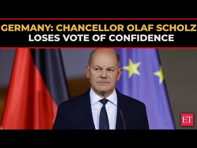 German Government Collapses: Chancellor Olaf Scholz loses confidence vote, prompting snap election