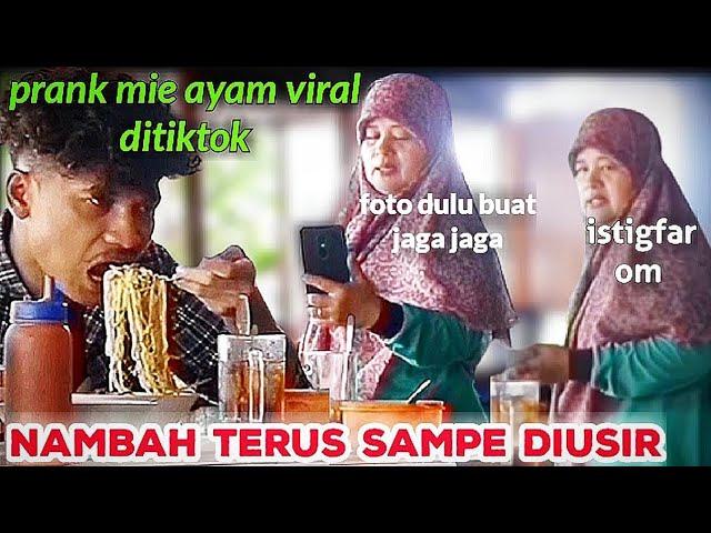 PRANK MUKBANG MIE AYAM PALING BARBAR⁉️ IBU IBU PENJUAL PANIK SAMPE VIRAL