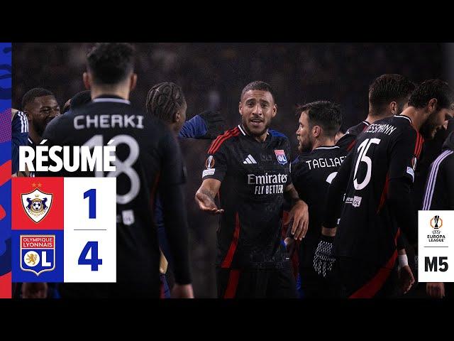 Résumé Qarabag FK - OL | M5 Europa League | Olympique Lyonnais