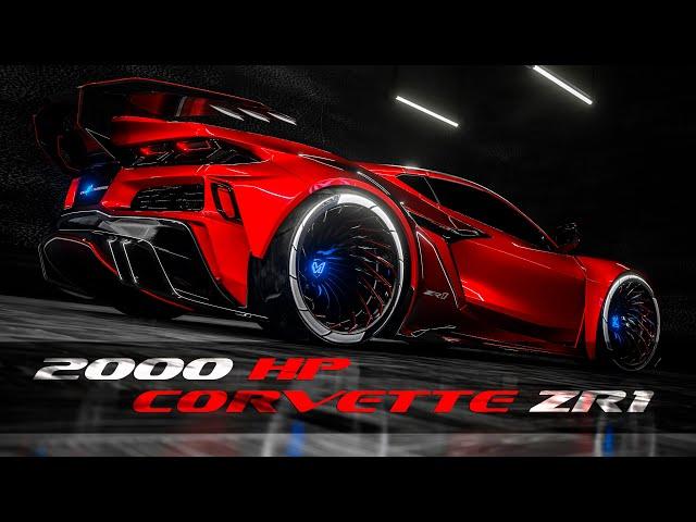 2025 Chevy Corvette ZR1 2000HP wide body