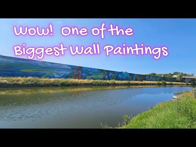 One of the Biggest Wall Painting in Europe #pinayineurope