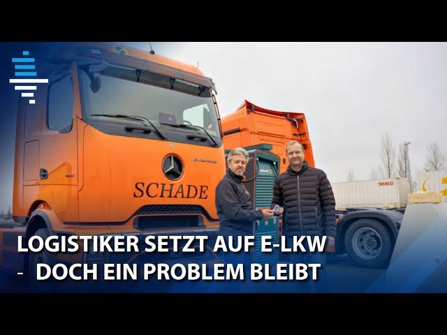 Logistiker aus Jessen setzt auf Elektro-LKW - doch ein Problem bleibt