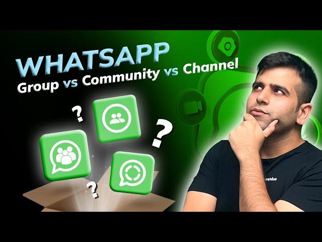 WhatsApp Community vs Channel vs Group | Which one is most useful? | CA Sumit Mehta | Classplus