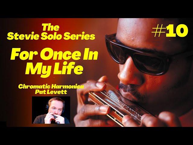 How to play For Once In My Life - Chromatic Harmonica Solo - Stevie Wonder  - Free Transcription