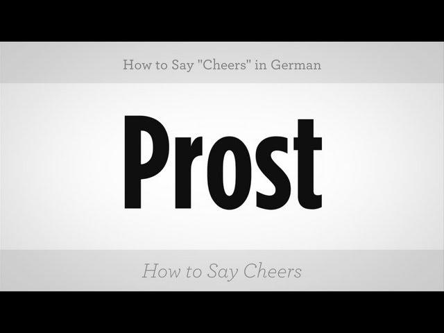 How to Say "Cheers" in German | German Lessons