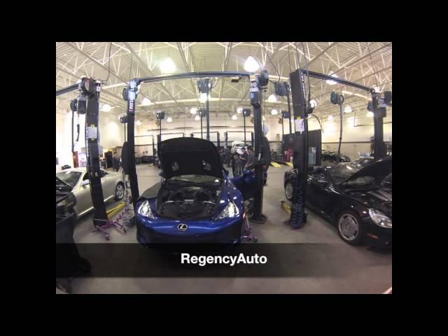 Lexus LFA first oil change time lapse Lexus in Vancouver