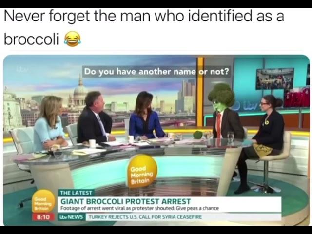 Good Morning Britain Broccoli Man