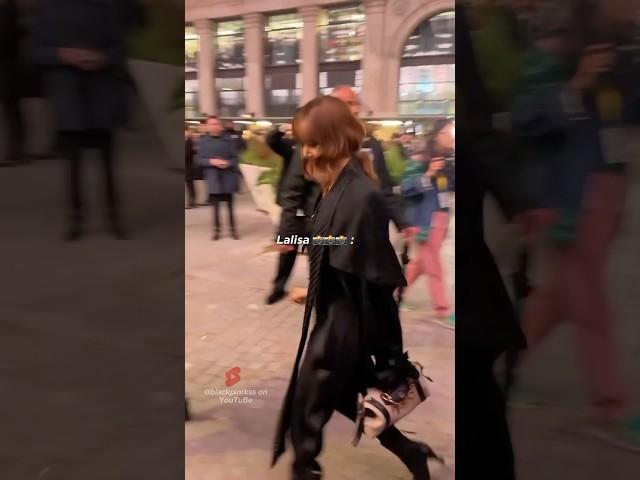 Lisa at Louis Vuitton Fashion Show  #blackpink #lisa