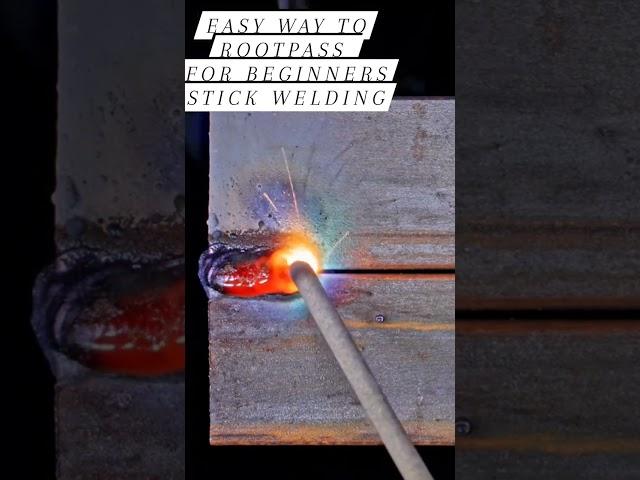 Basic tips for rootpass stick welding for beginners #migwelding #rootpass #weldingart #tipsandtrick