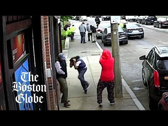 SHOCKING VIDEO: Daylight gunfight in Roxbury as passersby run for cover