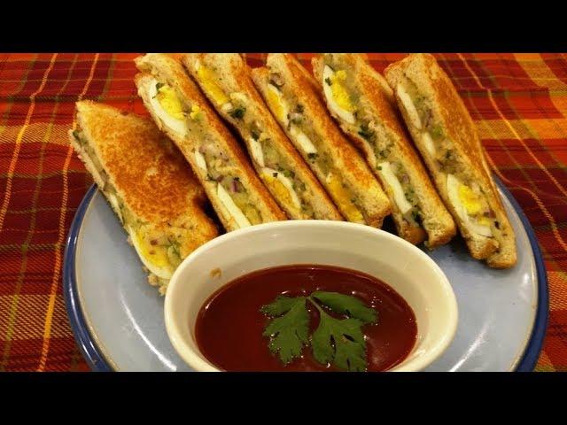 Potato and Egg Butter Toast Sandwich | Easy Breakfast Sandwich | Mother's Own Kitchen