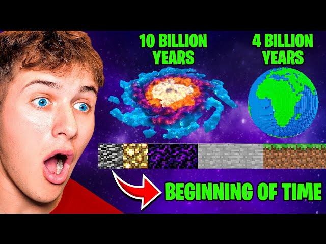 Timeline of the UNIVERSE In MINECRAFT!