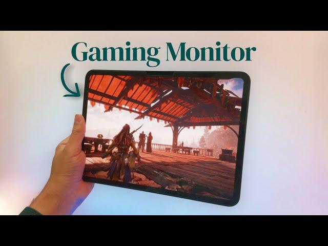 Using The iPad as a GAMING MONITOR! - Is It Any Good?