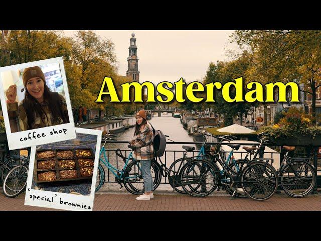 Amsterdam Travel Vlog | Day 1 We got HIGH!